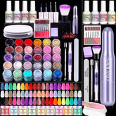SAVILAND dip powder kit box with 30 colors for DIY manicure ideas.