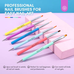 SAVILAND dual-end brush offering versatile strokes for liner and dotting work