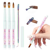SAVILAND Kolinsky 6# brush for precise detail and smooth blends in nail art.