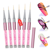SAVILAND nail art liner brush 7mm for ultra-fine lines and delicate details.