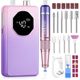 SAVILAND nail drill 40000rpm front view with gradient purple finish for professional removal