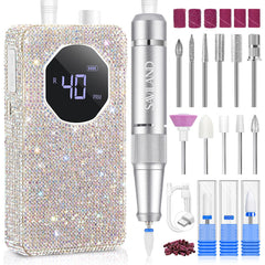 SAVILAND professional nail drill 40000rpm for fast gel removal and smooth shaping.