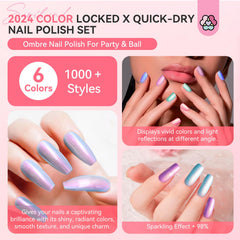 Esmalte SAVILAND secado rápido en 60 segundos para cambios rápidos