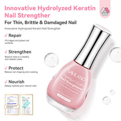 SAVILAND Sheer pink polish application illustrating natural, buildable shine.