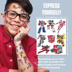 Savvi Transformers tatuajes duran 4-7 días en la piel