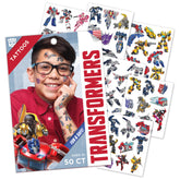 Savvi Transformers tatuajes temporales 50 diseños, ideal para fiestas infantiles