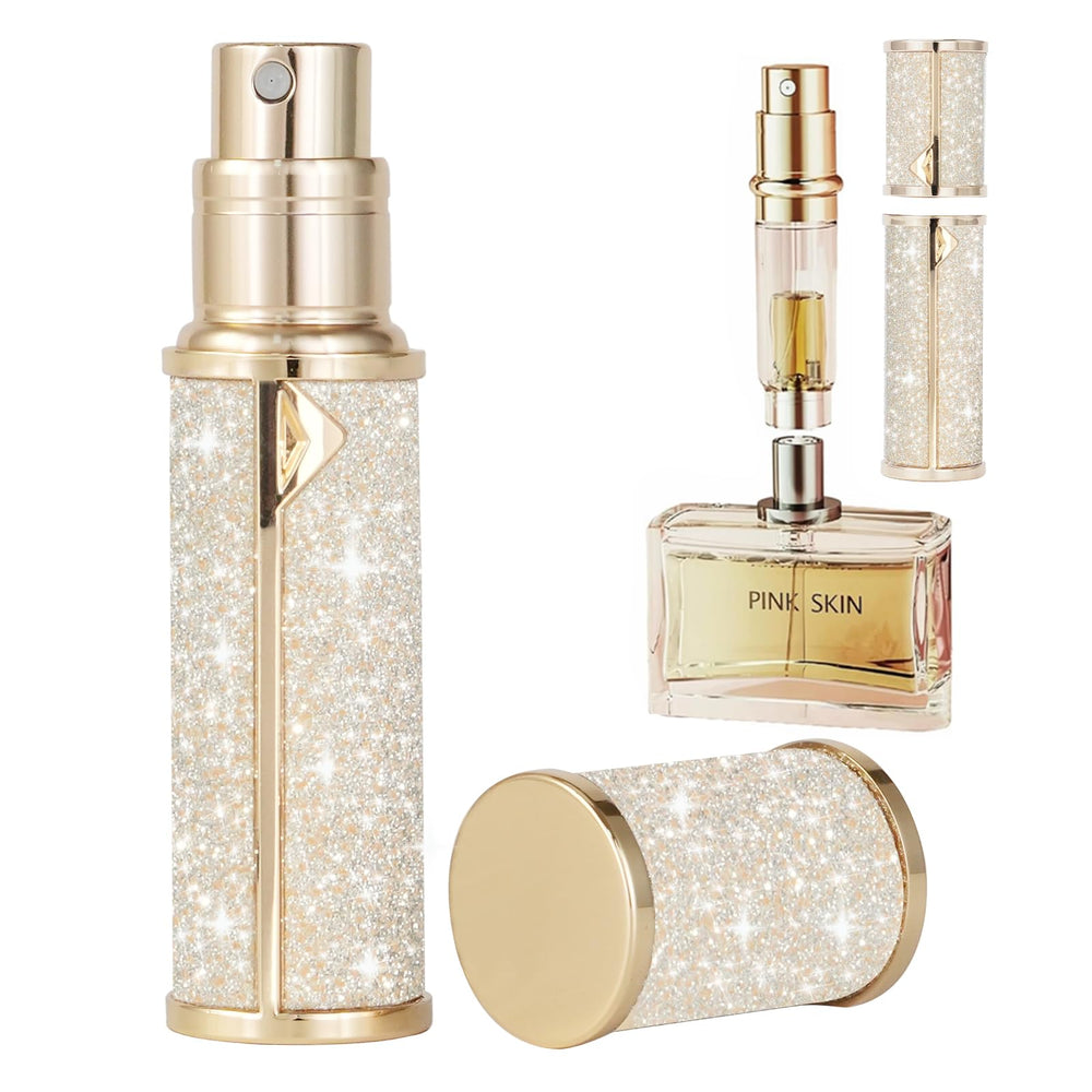 SAWOHO travel perfume bottle with bottom-fill design for mess-free refills.