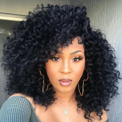 Saypeds GOGO Curl Deep Ocean Water Wave 10in front view showcases full, voluminous protective style.