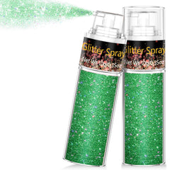 Scarman glitter spray bottle delivers even coverage for radiant hair and skin shine