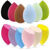 Scartink 12pc makeup sponge set teardrop shape for flawless base makeup.