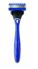 Five blades and skin guards on Schick Hydro 5 blades assembly for a smooth shave.