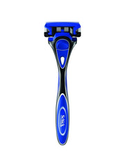 Skin guards on Schick Hydro 5 help smooth skin during shaving.