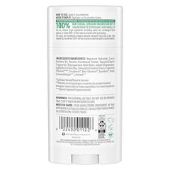 Schmidt's cactus flower and pear deodorant stick being applied for all-day freshness.