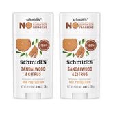 Schmidt's desodorante sin aluminio con Sándalo Cítrico para uso diario.