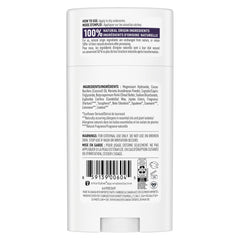 Close-up of Schmidt's Lavender & Sage deodorant application swipe for easy use