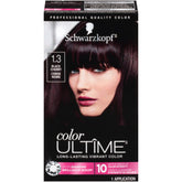 Schwarzkopf Color Ultime Black Cherry color cream for vivid at-home results.