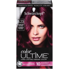 Schwarzkopf Color Ultime color cream for Charcoal Fuchsia delivers vibrant, long-lasting coverage.
