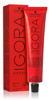 Schwarzkopf Igora Royal 4-0 bottle for precise application of medium brown shade.