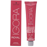 Schwarzkopf Igora Royal 5-00 color cream tube ready for precise application and lasting color.