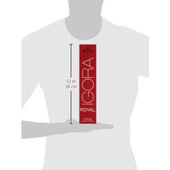 Schwarzkopf Igora Royal 6-77 color result reveals rich copper tones and even coverage.