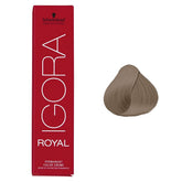 Schwarzkopf Igora Royal 8-1 bottle image showing creamy formula for even color and long-lasting results.