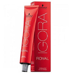 Schwarzkopf IGORA ROYAL 4-0 Marrón Medio, aplicación en cabello para acabado natural