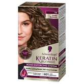 Schwarzkopf Keratin Blonde color cream delivering lift and even tone.