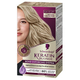 Schwarzkopf Keratin Blonde color cream bottle for at-home color results