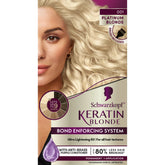 Schwarzkopf Keratin Blonde pre-color serum packaging for even lightening