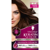 Schwarzkopf Keratin Color 4.6 Intense Cocoa box for at-home color and gray coverage