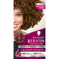 Schwarzkopf Keratin Color kit bottle and cream for vibrant at-home shade