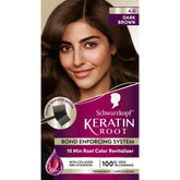 Schwarzkopf Keratin Root color kit box with all items for at-home touch-ups