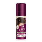 Schwarzkopf Keratin Root Spray dark brown coverage for seamless roots.