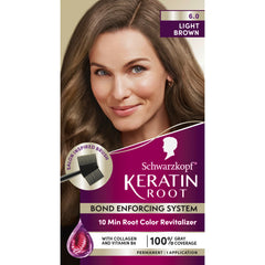 Schwarzkopf Keratin Root touch-up kit for at-home gray coverage and quick refresh.