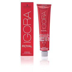 Schwarzkopf Royal IGORA 6-0 shade swatches help select the right cool natural tone.