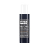 Scotch Porter Aceite para cabello, vista de la botella, sella la humedad.