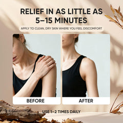 SDXJIOGE Mira Relief cream swirl shows lightweight finish ideal for daily use.