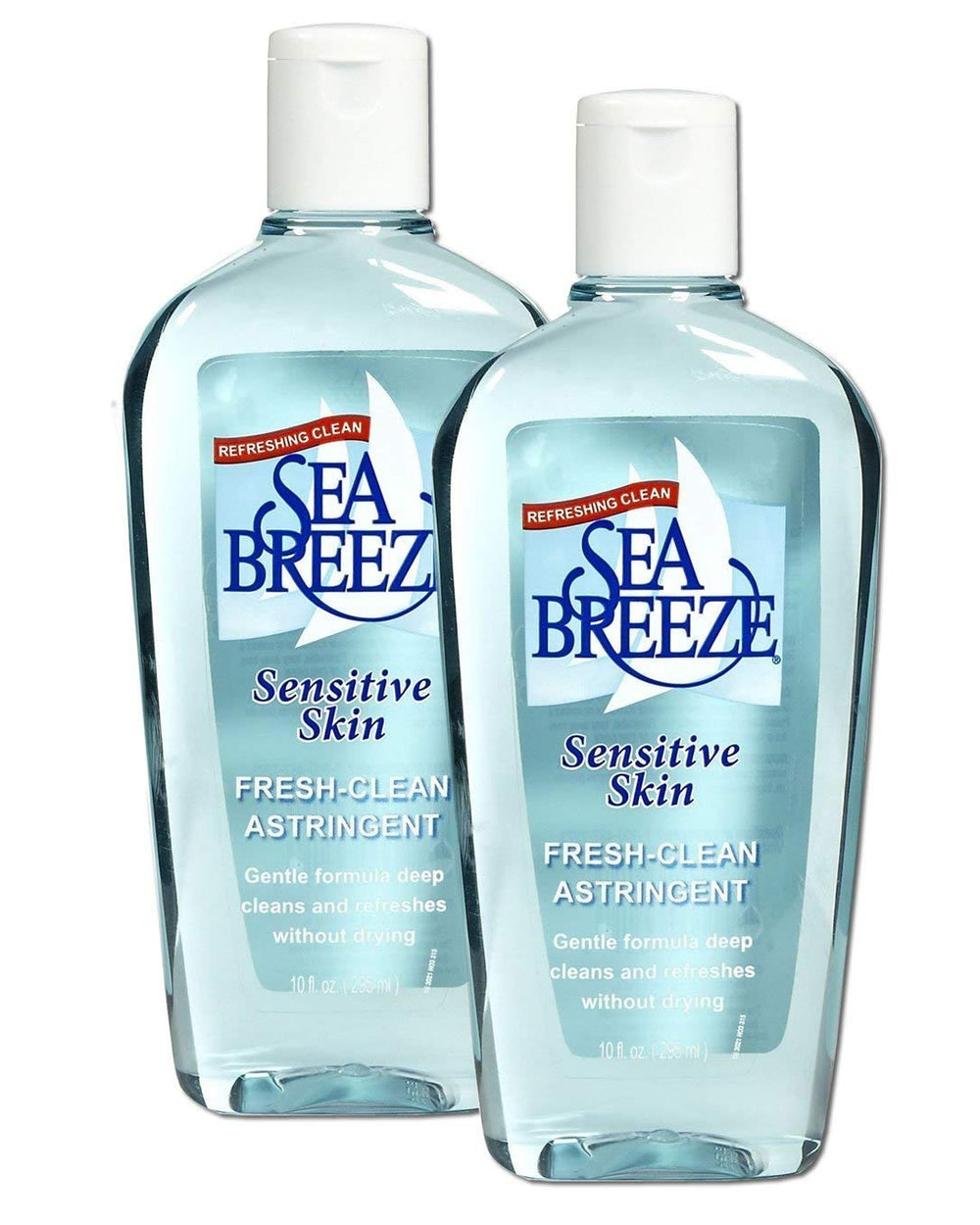 Sea Breeze botella frente, limpieza profunda para la piel.