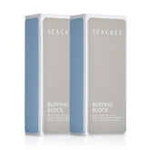 SEACRET Minerals nail buffer 3Way front view for spa-ready shine.