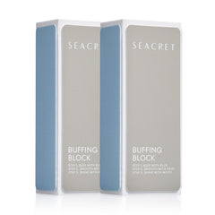 SEACRET Minerals nail buffer 3Way front view for spa-ready shine.