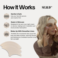 SEALD forehead tape patch custom-fit for forehead lines
