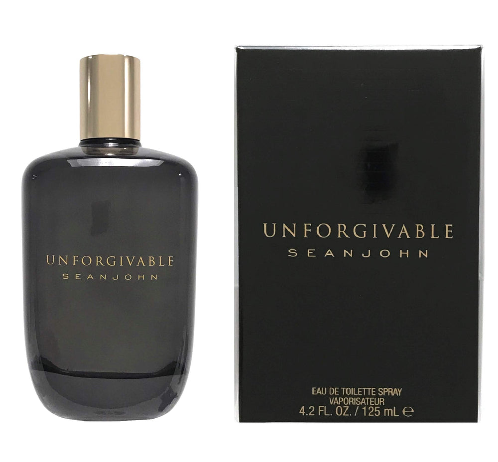 Sean John Unforgivable bottle front view, bold masculine fragrance for everyday confidence.
