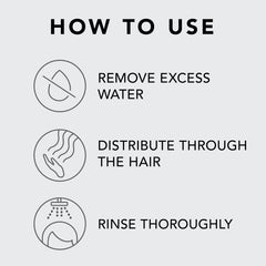 Sebastian Dark Oil conditioner in use detangles hair for a lightweight feel.