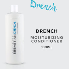 Sebastian Drench conditioner lather closeup illustrating rich moisture and detangling