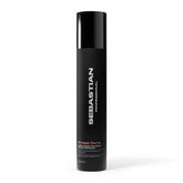 Sebastian Shaper Fierce bottle closeup showing ultra-firm hold for all-day style.
