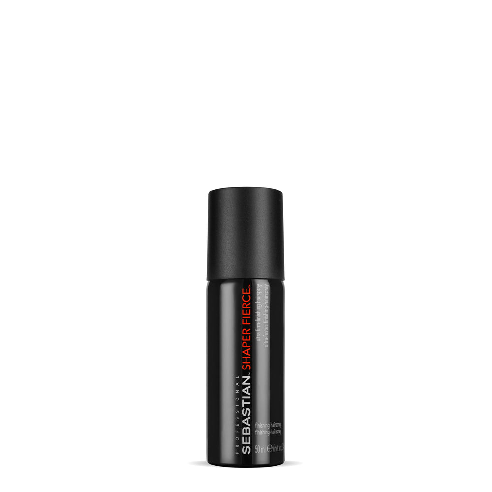 Sebastian Shaper Fierce mini, botella aerosol, fijación duradera para peinado.