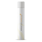 Sebastian Shaper Plus hairspray can demonstrating flexible, all-day hold
