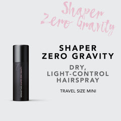 Sebastian Shaper Zero Gravity Mini, pulverizador delicado: fijación media para acabado natural.
