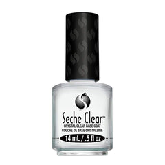 Seche Clear Base Coat: aplicación suave prepara uñas para color duradero