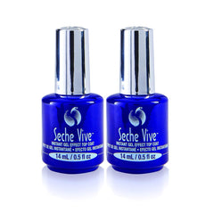Seche Vive brillos gel instantáneo, acabado luminoso sin lámpara para uñas naturales